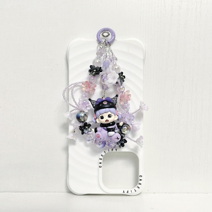 Handmade  Crystal Glass Charm Phone Strap Zoraa