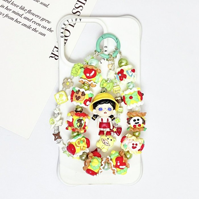 Hand Painted Beads Phone Charm Zoraa