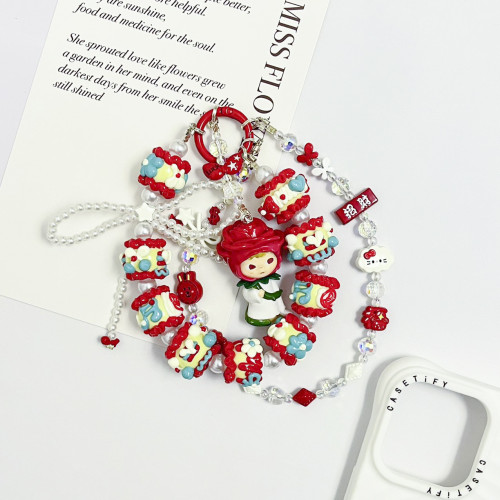 Hand Painted Beads Phone Charm Hirono