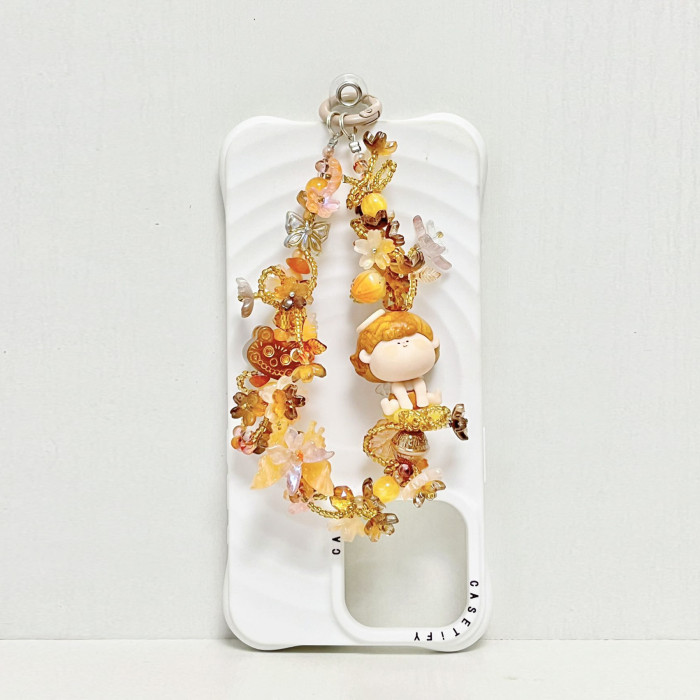 Handmade  Crystal Glass Charm Phone Strap AMLLS