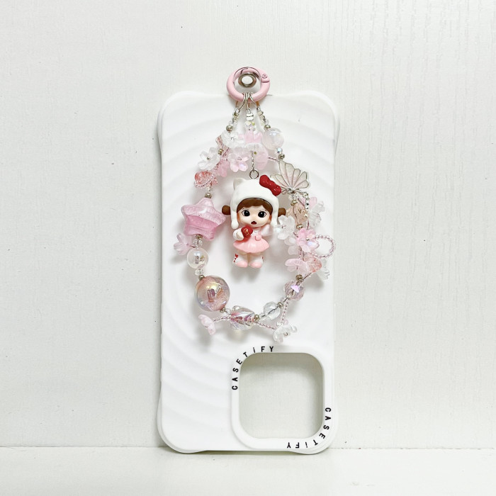 Handmade  Crystal Glass Charm Phone Strap Zoraa