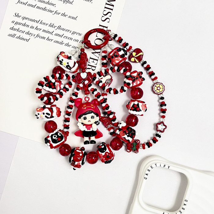 Hand Painted Beads Phone Charm Zoraa