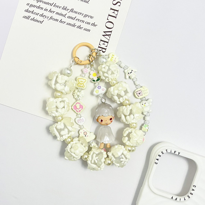 Hand Painted Beads Phone Charm Hirono