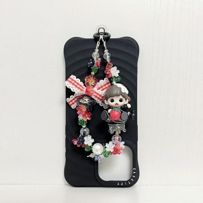 Handmade  Crystal Glass Charm Phone Strap Zoraa