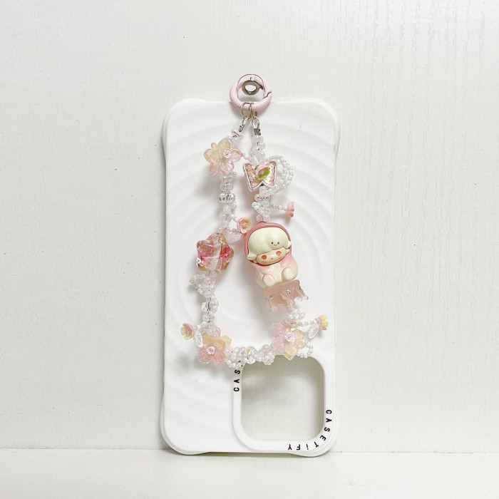 Handmade  Crystal Glass Charm Phone Strap Dimoo