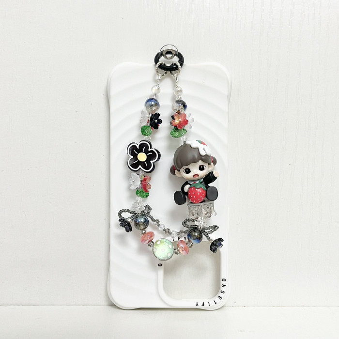 Handmade  Crystal Glass Charm Phone Strap Zoraa