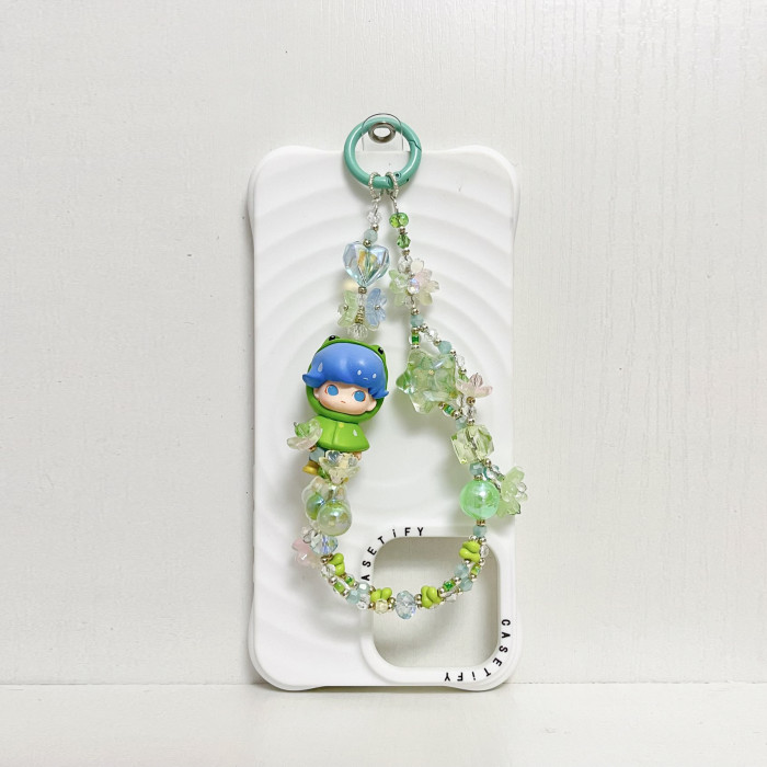 Handmade  Crystal Glass Charm Phone Strap Dimoo