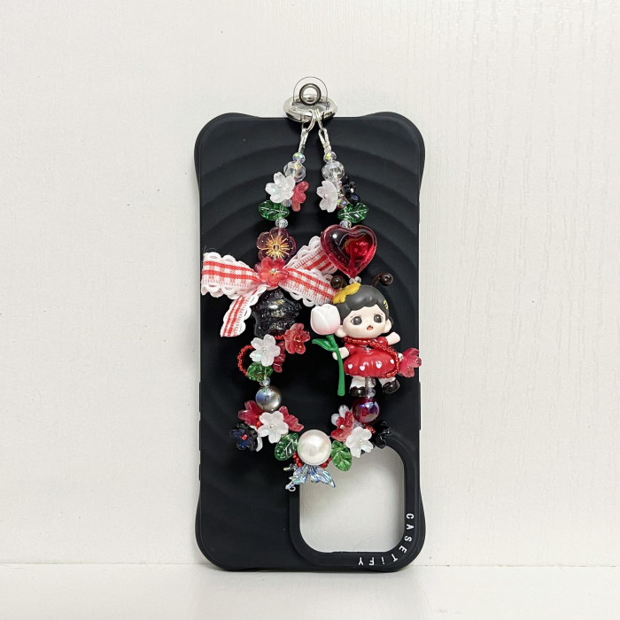 Handmade  Crystal Glass Charm Phone Strap Zoraa