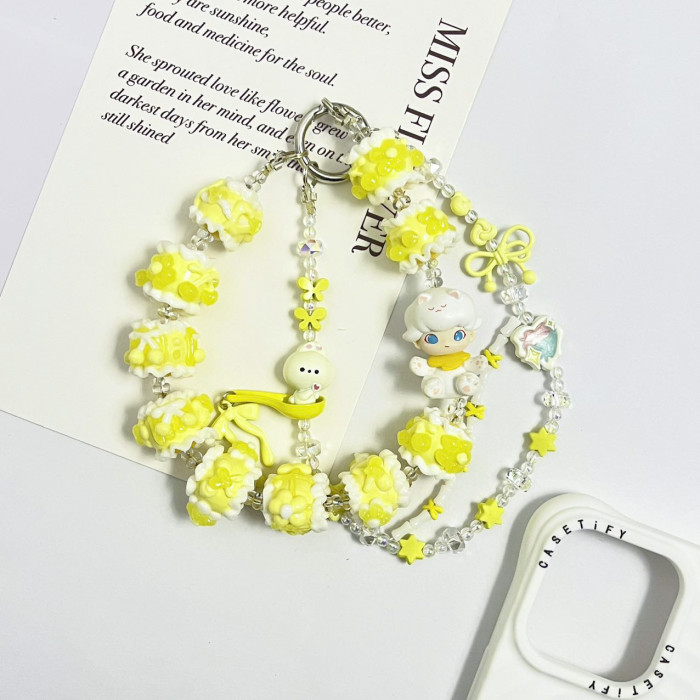 Hand Painted Beads Phone Charm Dimoo