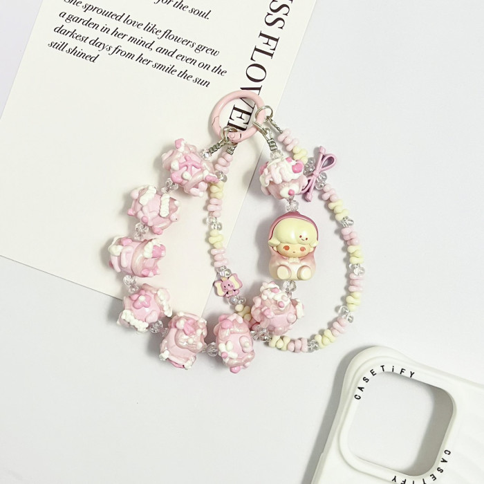 Hand Painted Beads Phone Charm Dimoo