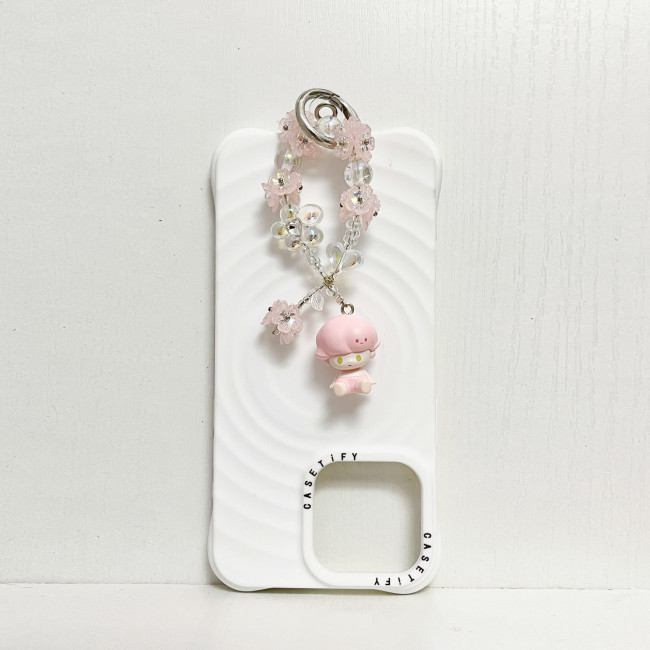 Handmade  Crystal Glass Charm Phone Strap Dimoo