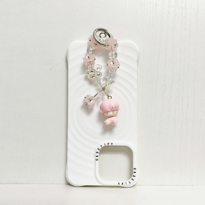 Handmade  Crystal Glass Charm Phone Strap Dimoo