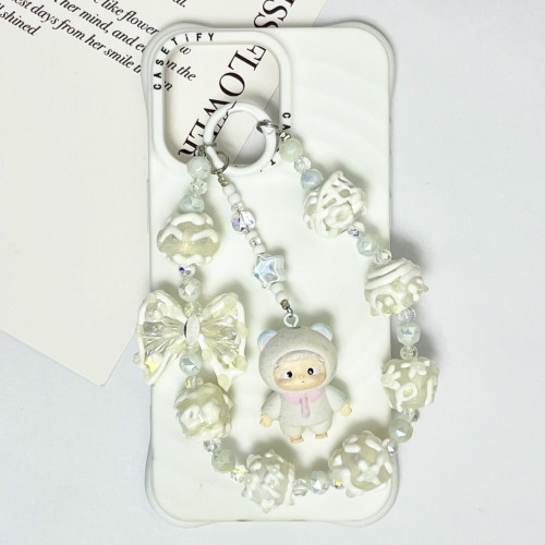 Hand Painted Beads Phone Charm Boys