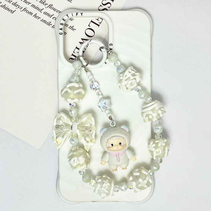 Hand Painted Beads Phone Charm Boys