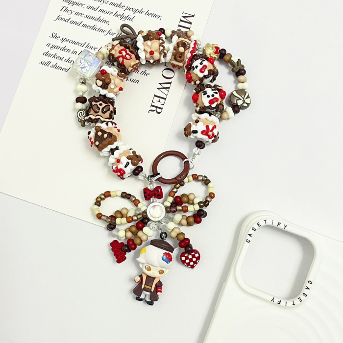 Hand Painted Beads Phone Charm Dimoo