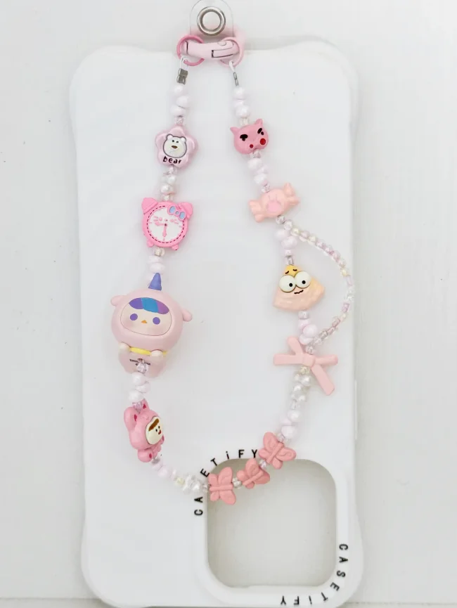 Copy Handmade Alloy Charm Phone Strap Pucky Zsiga Hirono