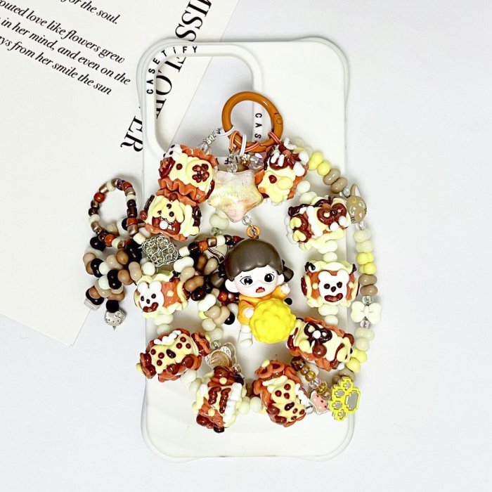 Hand Painted Beads Phone Charm Zoraa