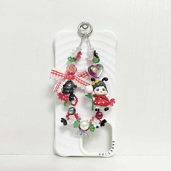 Handmade  Crystal Glass Charm Phone Strap Zoraa
