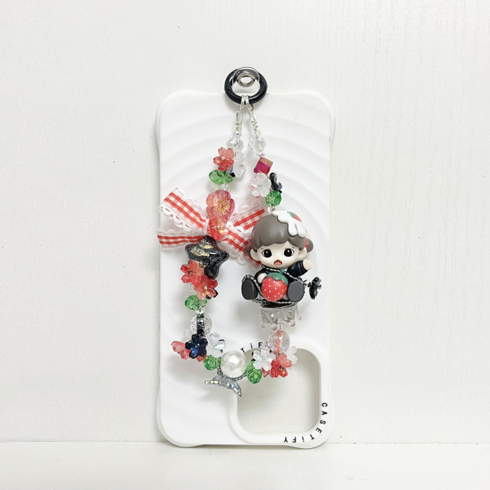 Handmade  Crystal Glass Charm Phone Strap Zoraa