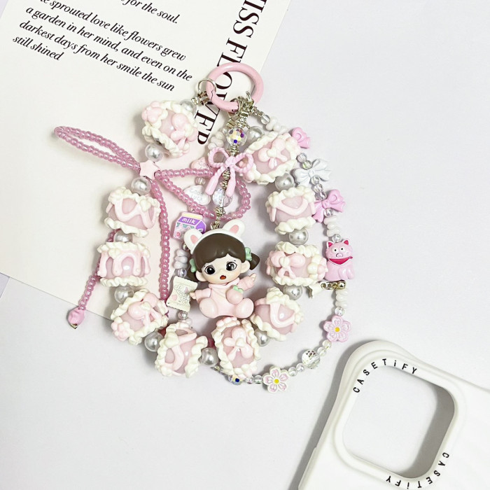 Hand Painted Beads Phone Charm Zoraa