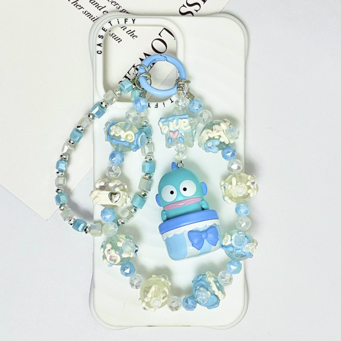 Hand Painted Beads Phone Charm Sanrio