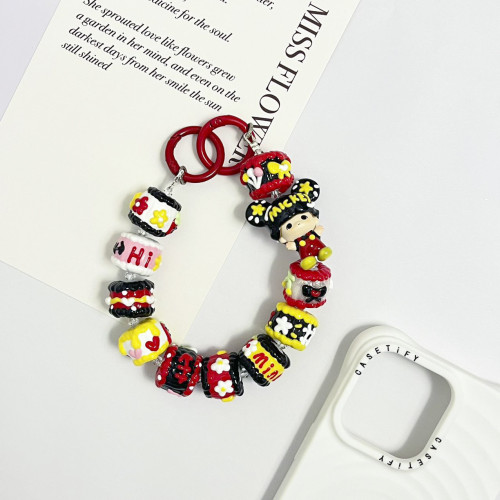 Hand Painted Beads Phone Charm Dimoo