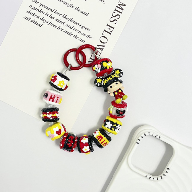 Hand Painted Beads Phone Charm Dimoo