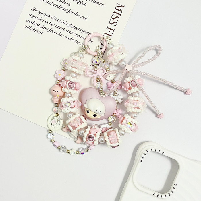 Hand Painted Beads Phone Charm Dimoo