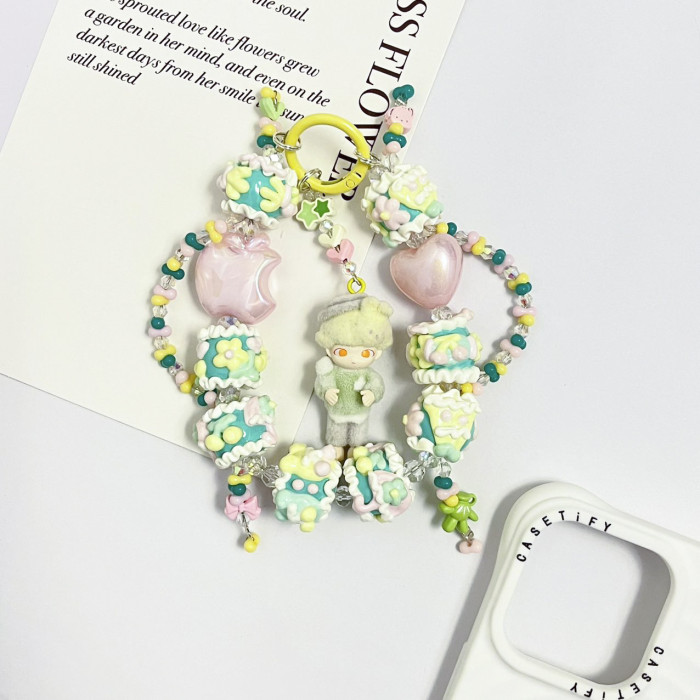 Hand Painted Beads Phone Charm Dimoo