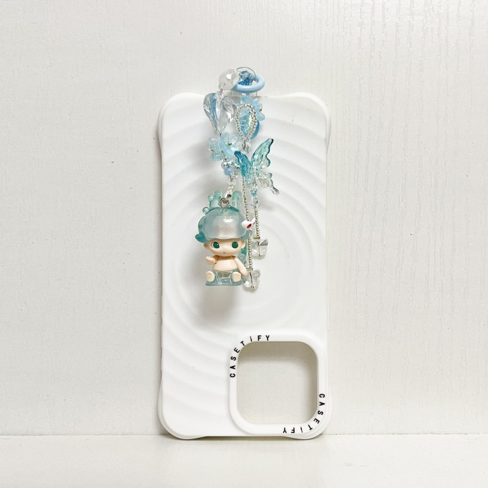 Handmade  Crystal Glass Charm Phone Strap Dimoo