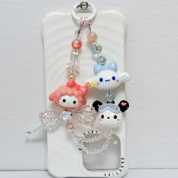 Handmade Crystal Glass Charm Kitty