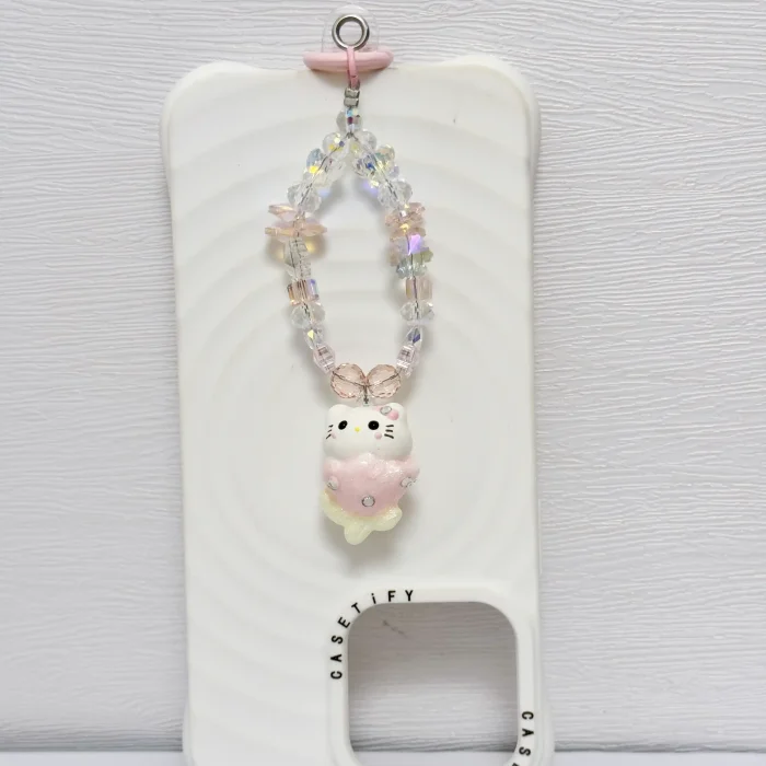Handmade Crystal Glass Little Charm Kitty