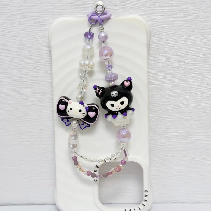 Handmade Crystal Glass Charm Kitty