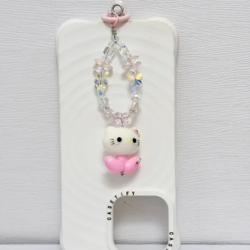 Handmade Crystal Glass Little Charm Kitty