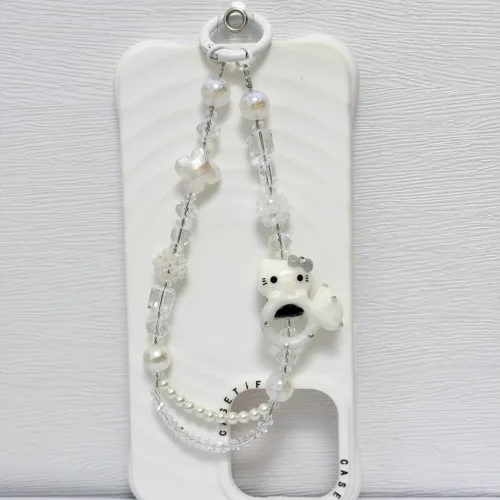 Handmade Crystal Glass Charm Kitty