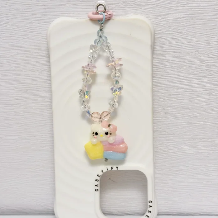 Handmade Crystal Glass Little Charm Kitty