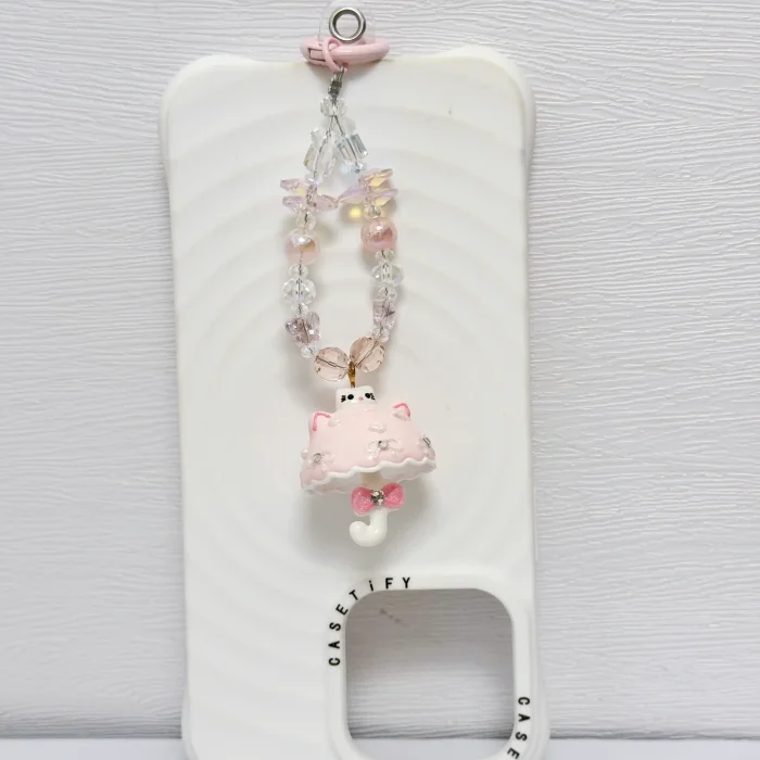 Handmade Crystal Glass Little Charm Kitty