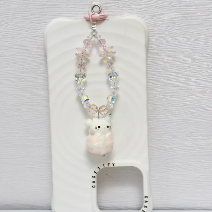 Handmade Crystal Glass Little Charm Kitty