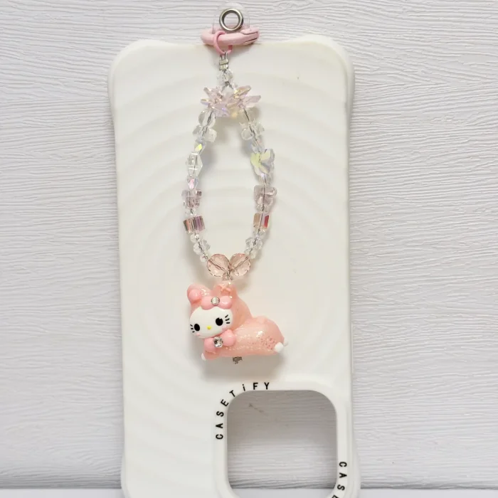 Handmade Crystal Glass Little Charm Kitty
