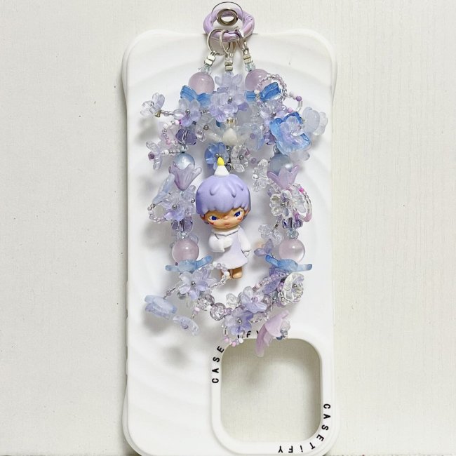 Handmade  Crystal Glass Charm Phone Strap Hirono