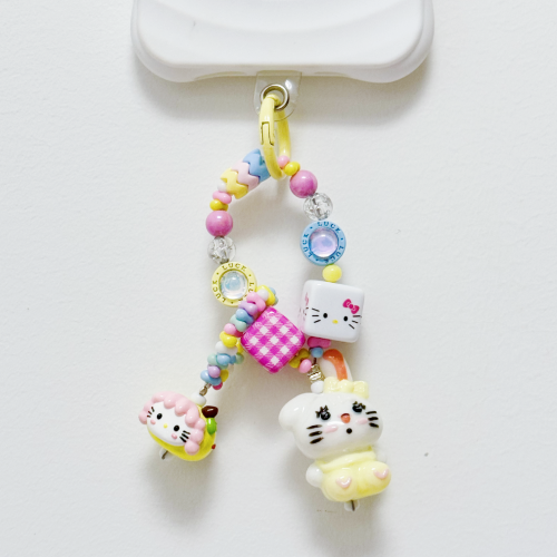 Hand Painted Doll Phone Charm-MIKKO