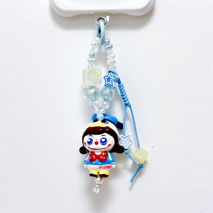 Hand Painted Doll Phone Charm-labubu  donald