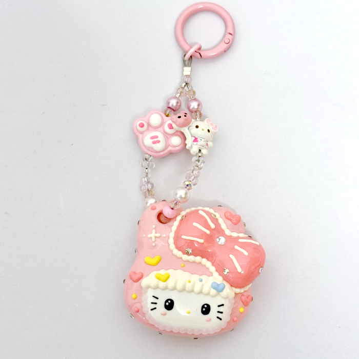 Hand Painted Doll Phone Charm-melody  kitty