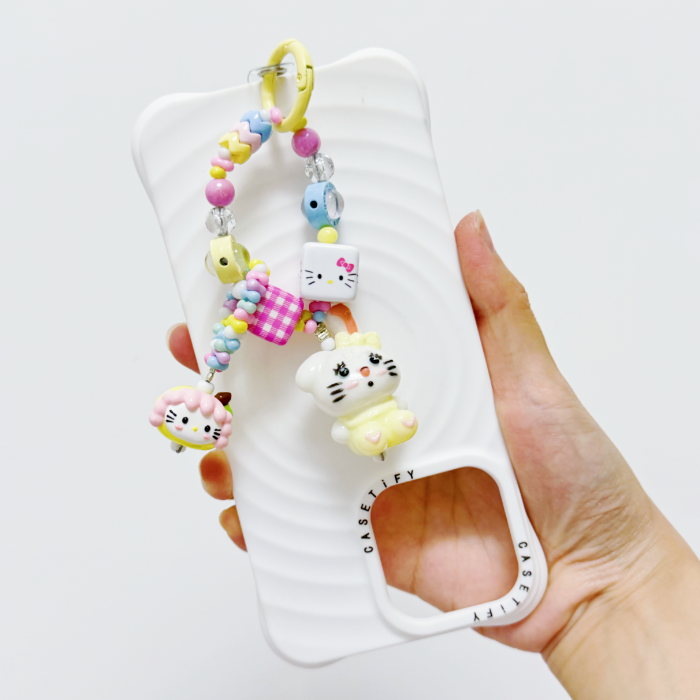 Hand Painted Doll Phone Charm-MIKKO