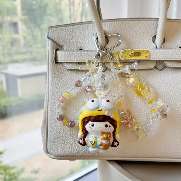 Hand Painted Doll BAG Charm-MINION KITTY