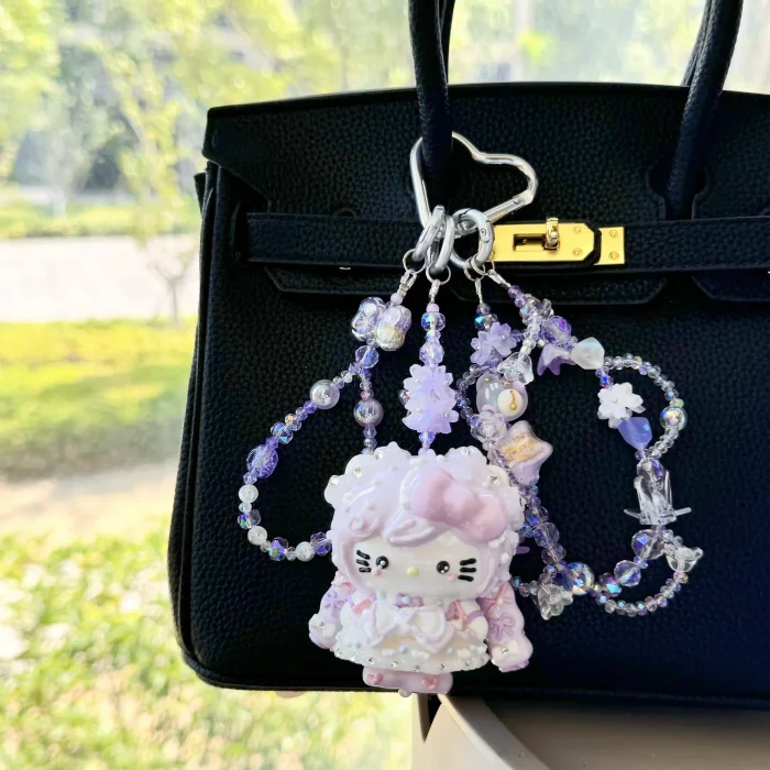 Hand Painted Doll BAG Charm