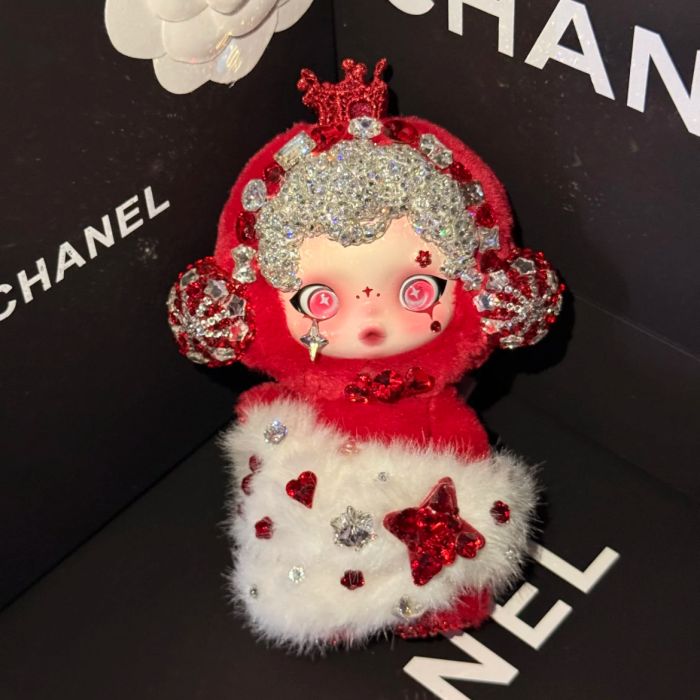 Swarovski Popmart Plush SKULLPANDA Winter Symphony