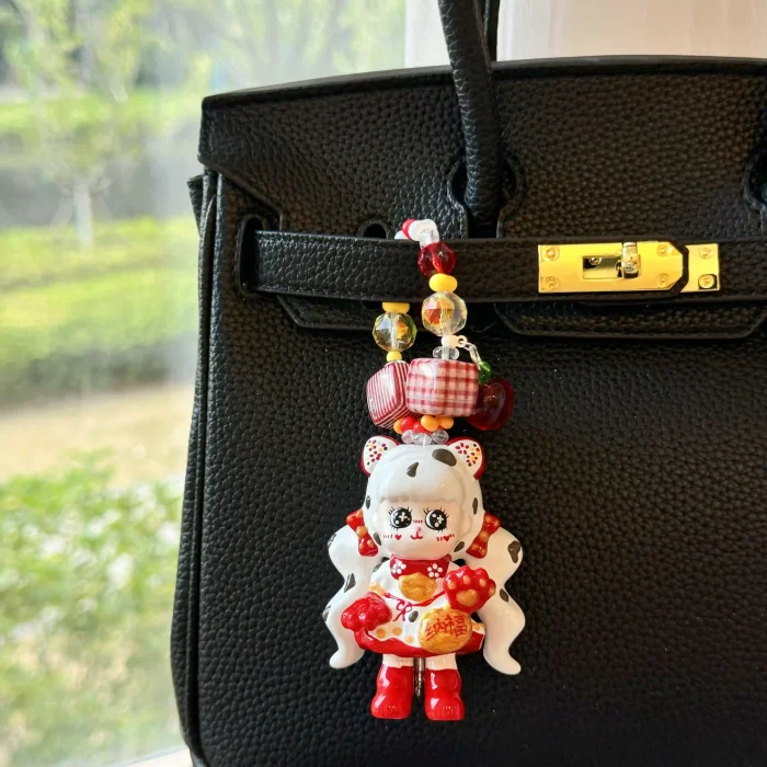 Hand Painted Doll Phone Charm Momoko