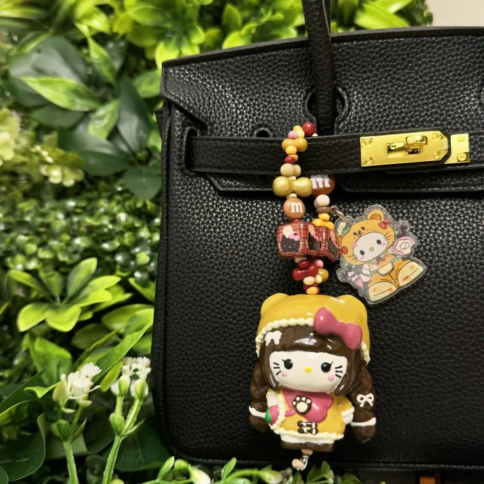 Hand Painted Doll BAG Charm