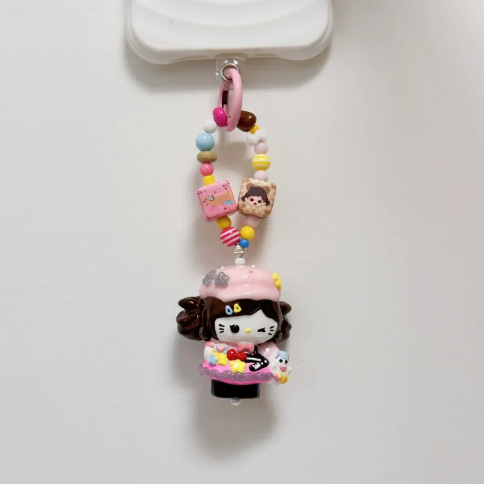 Hand Painted Doll BAG Charm